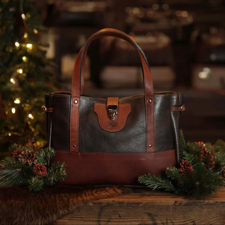 a bentley tote set up in a christmas theme