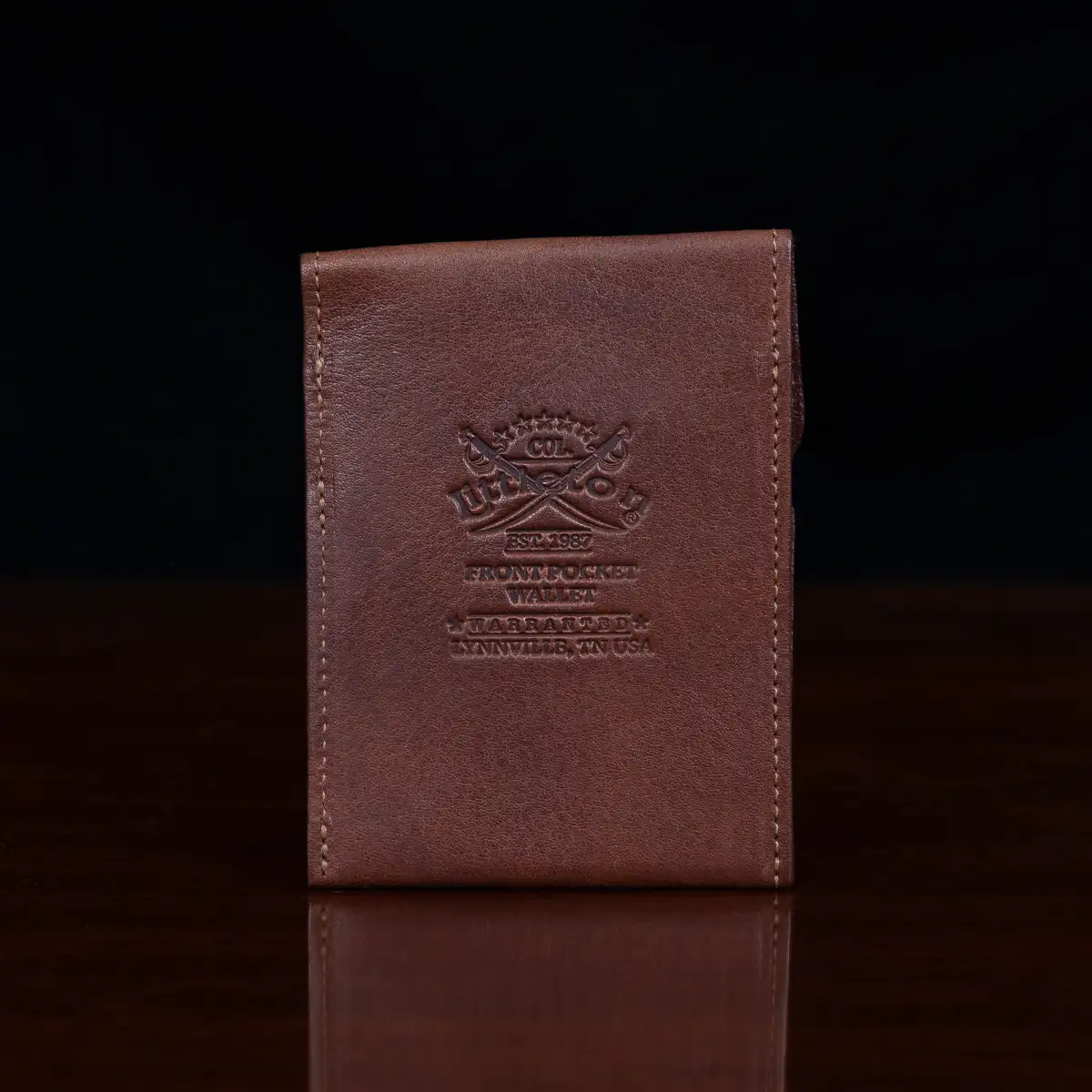 Black Genuine Leather Wallet Without Any Logos or Markings