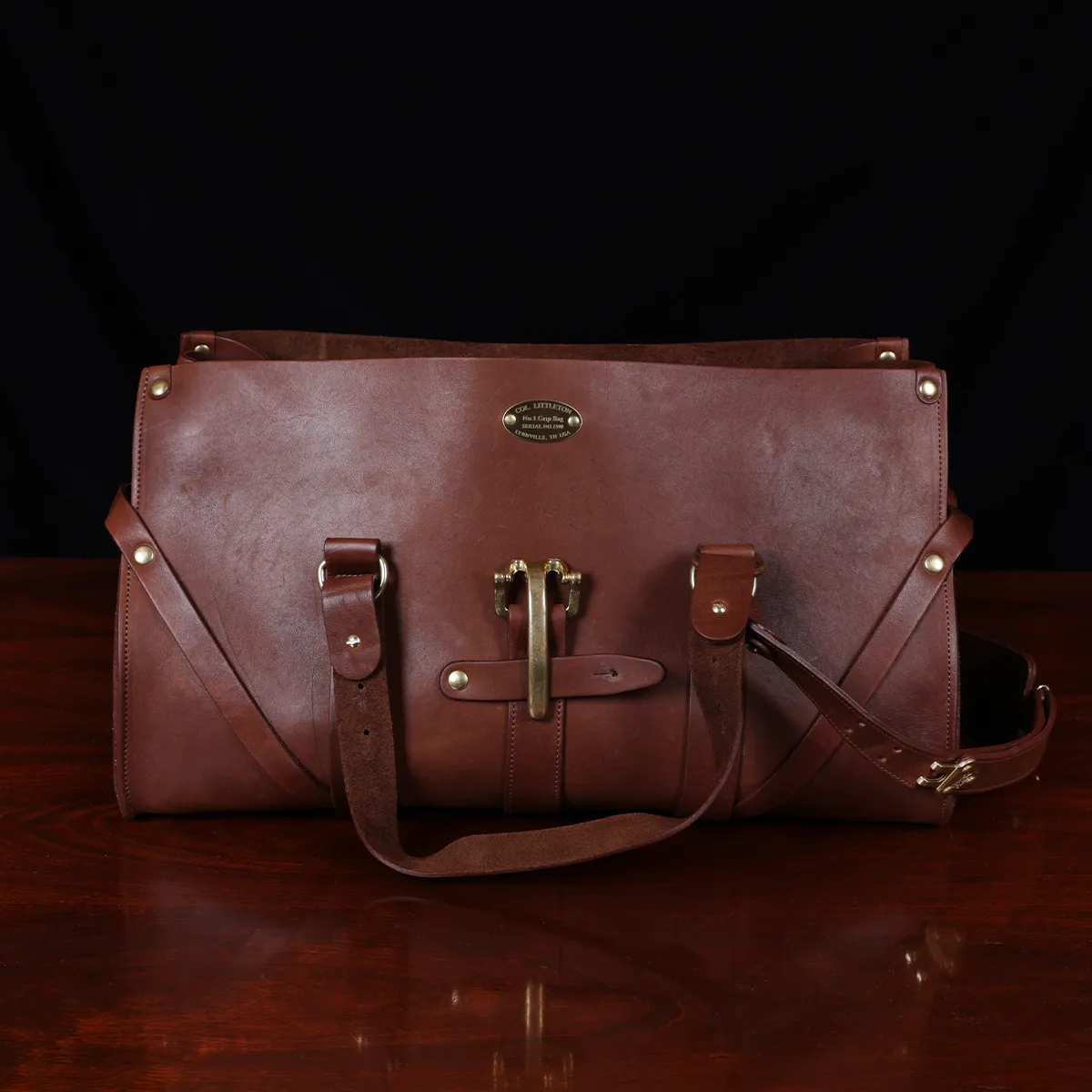 Handmade Leather Suitcase - handmade in the USA. your choice of
