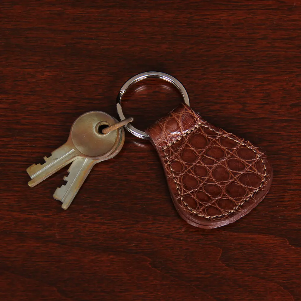 Buffalo Trace Leather Key Fob - Carry with Pride