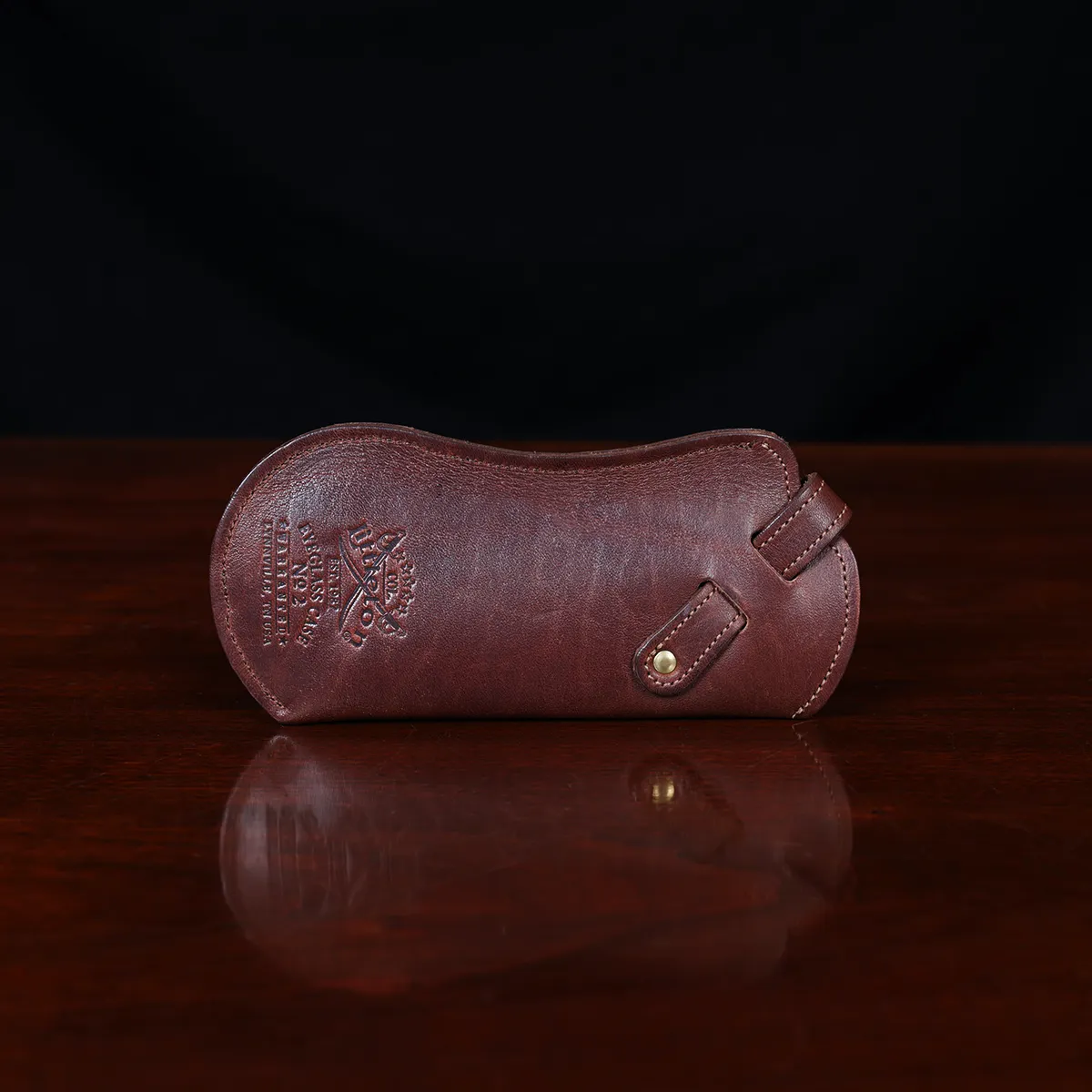 Leather Eyeglass Case No. 2 Reading Glasses, Best & USA Made