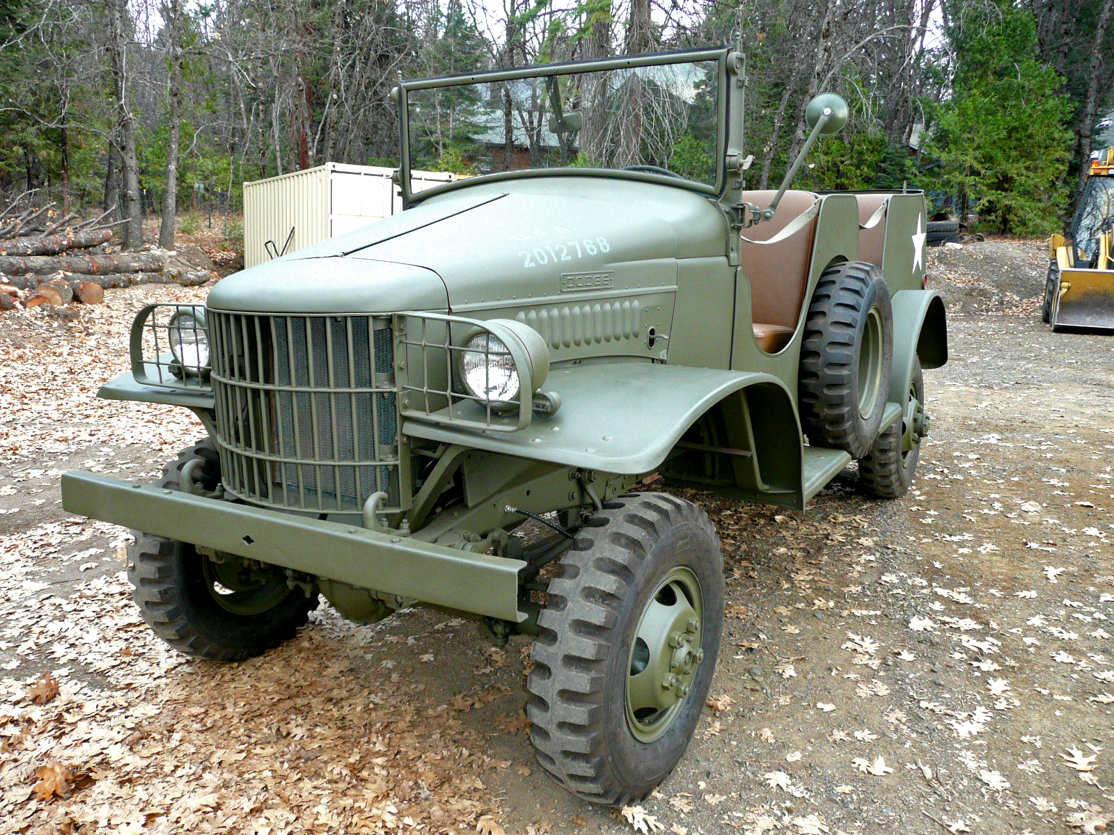 Colonel's reference photo for a restored 1941 Army Command Car.