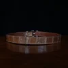 No. 4 Belt in American Alligator - back view