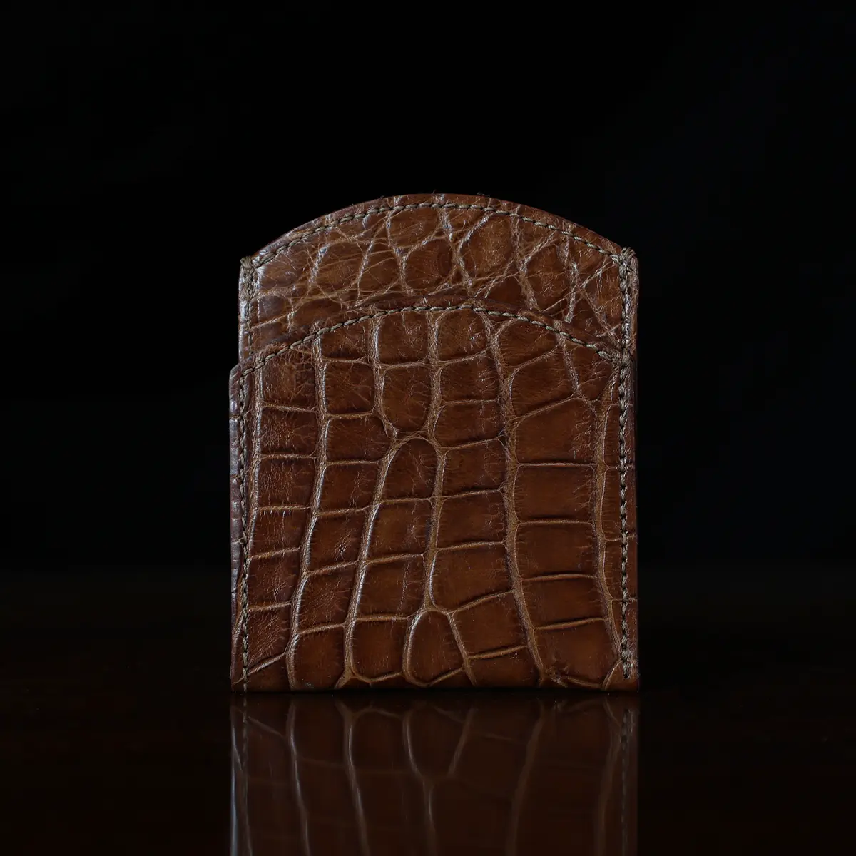 The Captain Black Alligator Skin Wallet