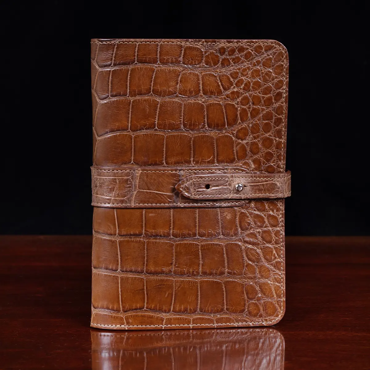 A4 Organizer Portfolio - Orange - Granulated Leather