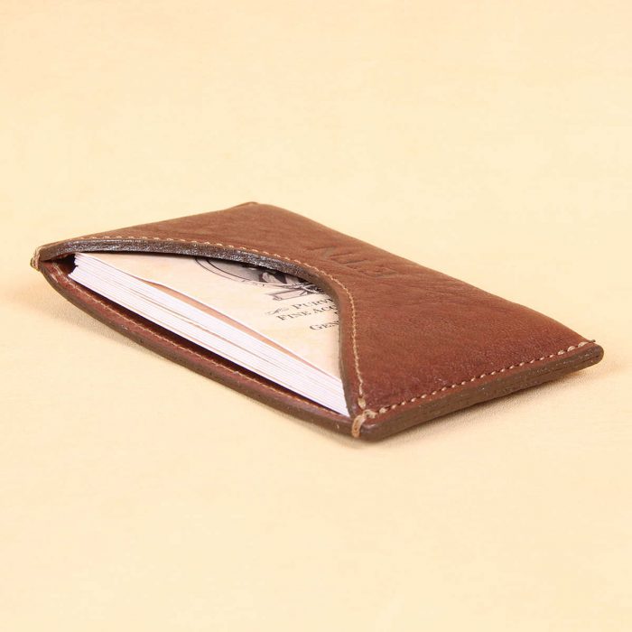 Leather Business Card Wallet No 3 Personalized Best Col Littleton