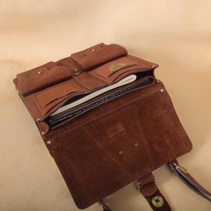 leather dispatch bag