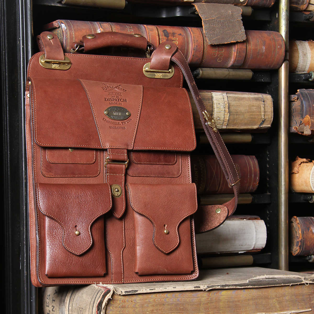 Leather Dispatch Bag No. 20 | Best & American Made | Col. Littleton