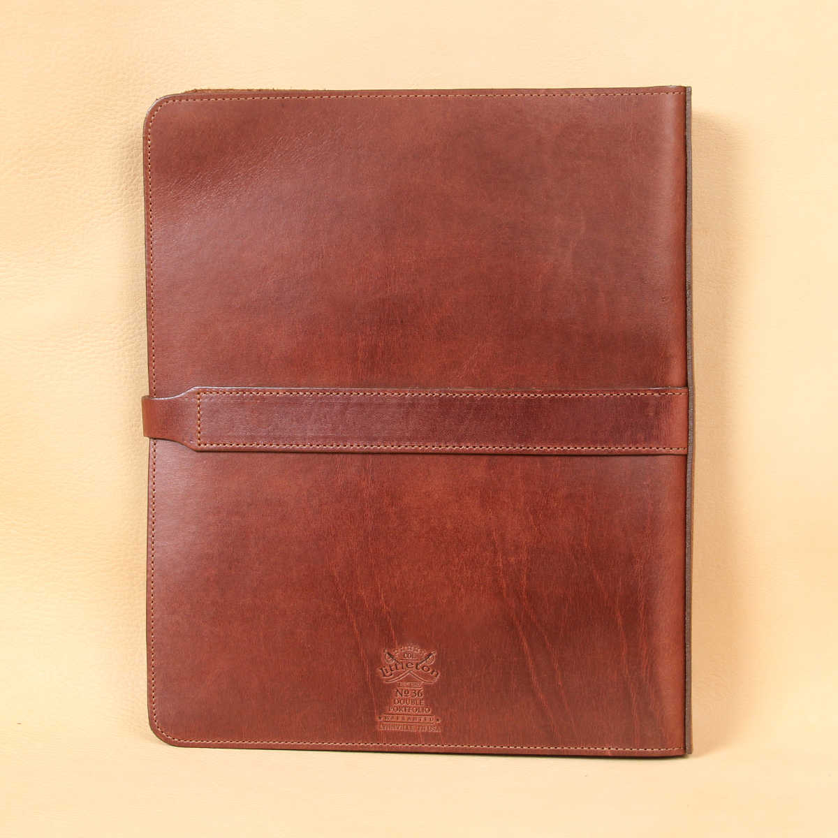 Leather Portfolio Double Case No 36 | Best & USA Made | Col Littleton