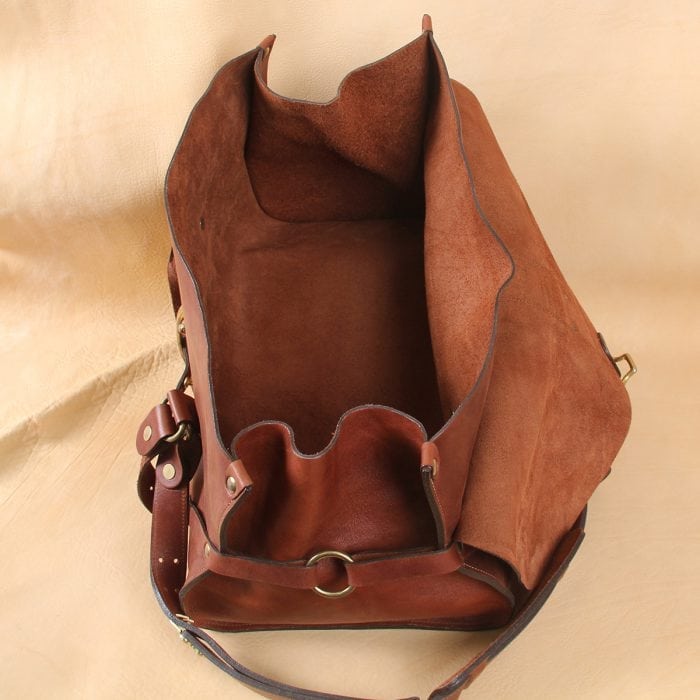 real leather travel bag