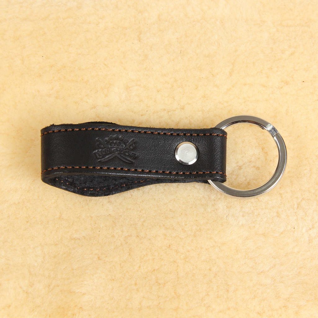 Leather Personalized Key Ring No. 6 | USA Made | Col Littleton