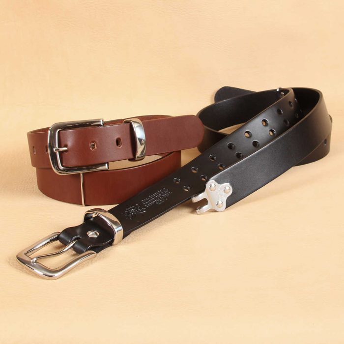 Leather Belt No. 4 | Black or Brown | Best & USA Made | Col Littleton