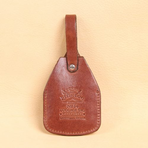 Leather Luggage Tag | Personalized & USA Made | Col Littleton