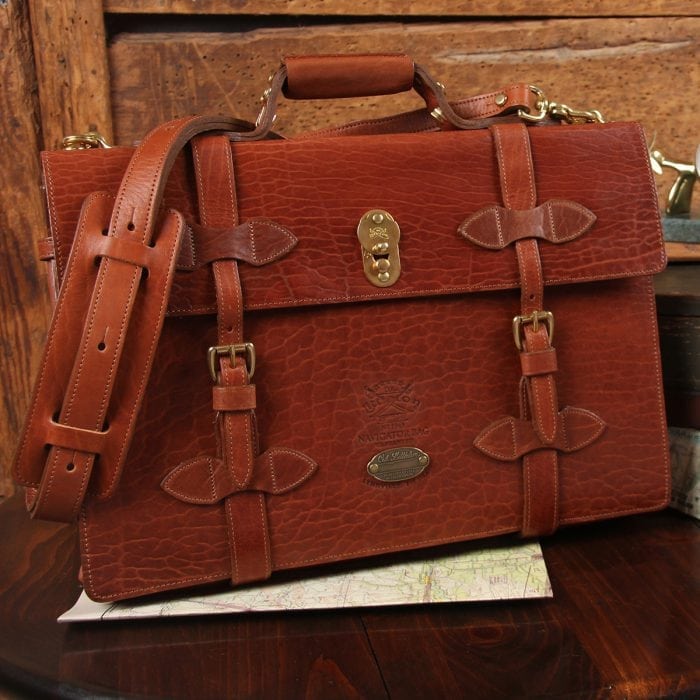 american leather briefcase