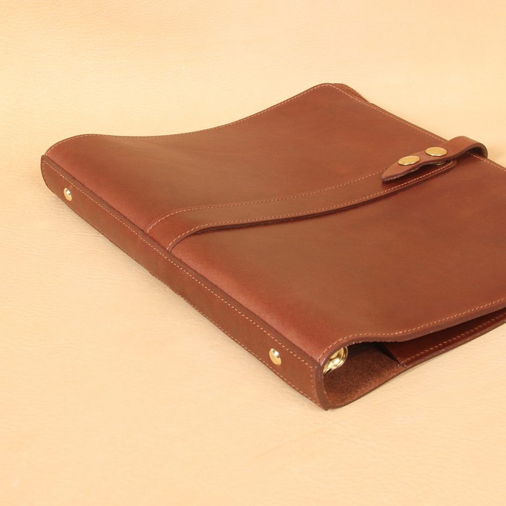 Leather 3 Ring Binder No. 19 - Best USA Made Portfolio | Col. Littleton