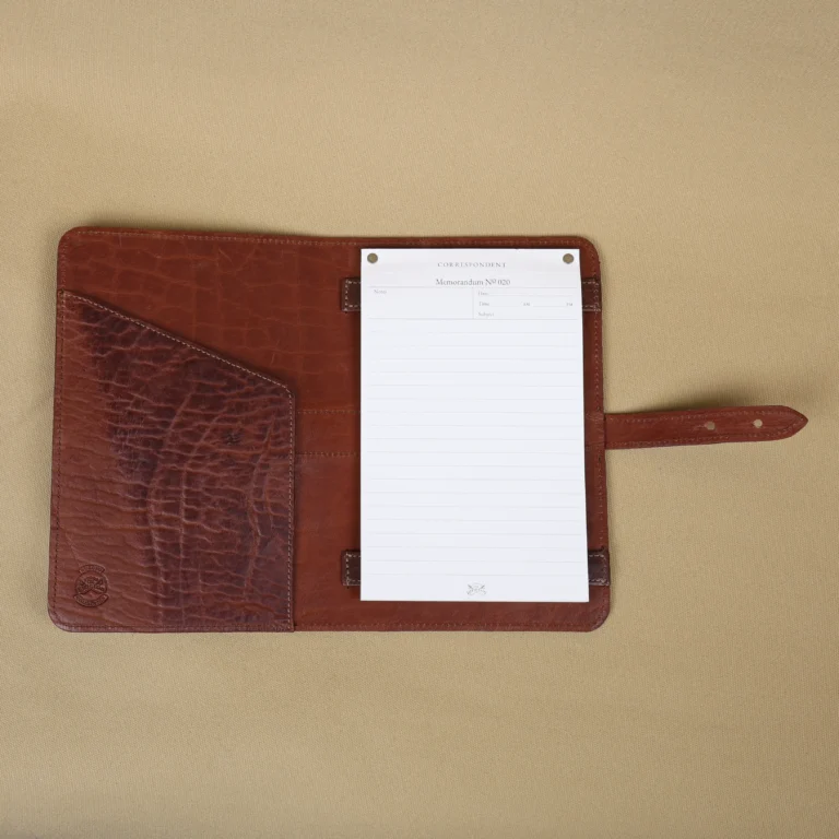 colonel littletons private stock journal with a rugged leather