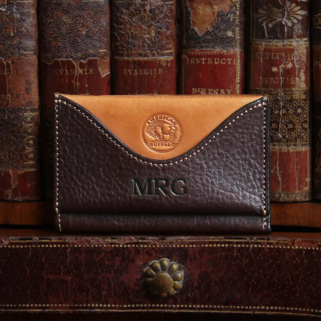 Mighty buffalo all retailer leather wallet- always free shipping to continental USA!