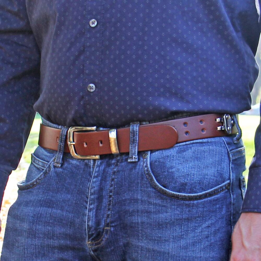 Adjustable Leather Belt, No. 4 - USA Made | Col. Littleton