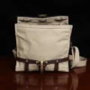 Open GP2 Ladies Bag in Tobacco Brown American Buffalo and Khaki Canvas