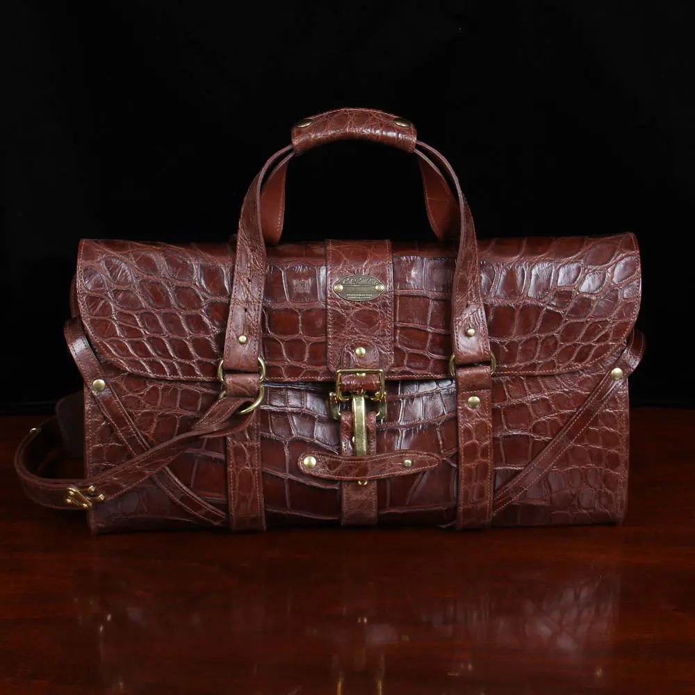 American Alligator Travel Bag Grip No. 1 | Handmade in USA | Col Littleton