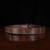 No. 4 Belt in American Alligator showing the back view - 002