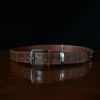 No. 4 Belt in American Alligator showing the front view - CB4L-A-002