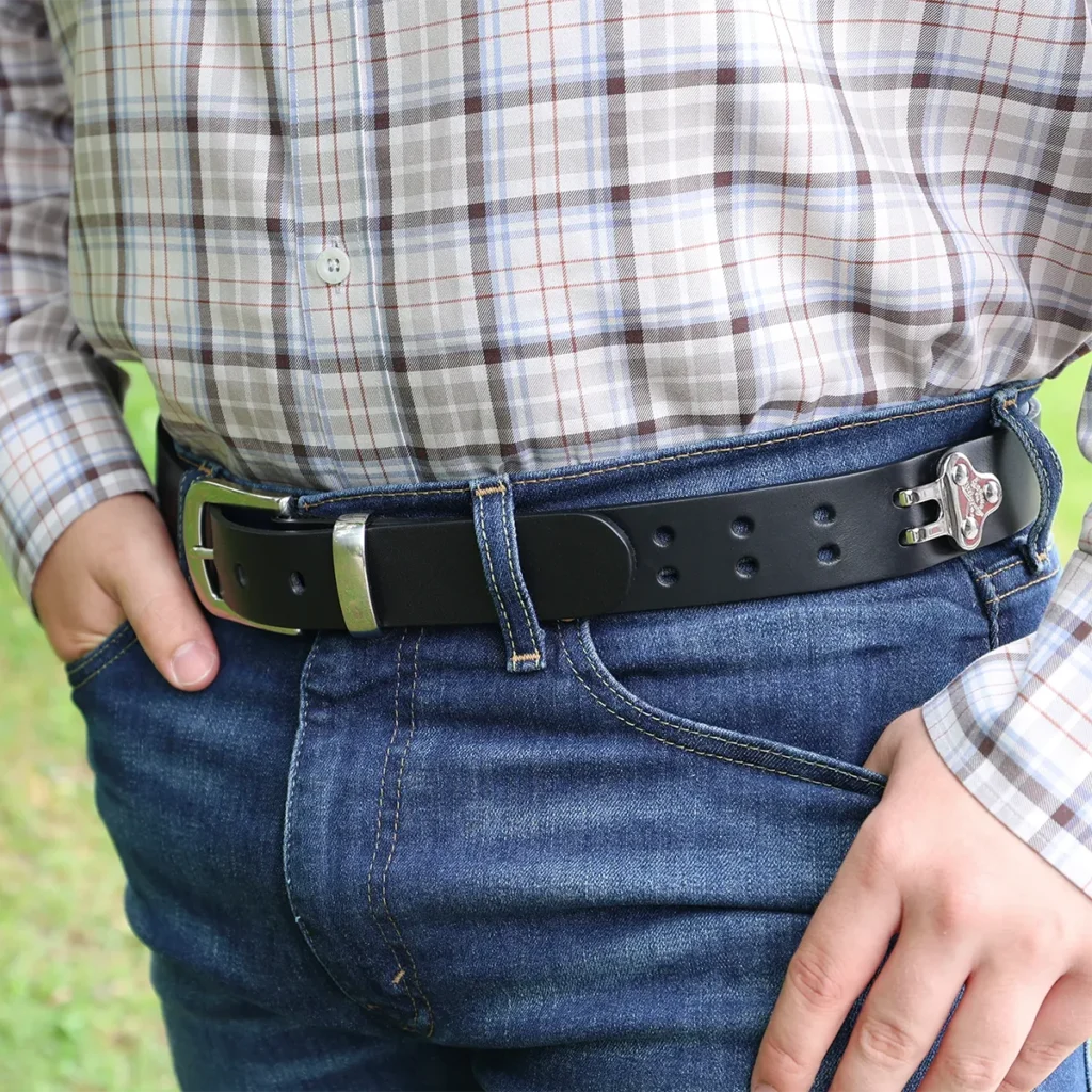 Adjustable Leather Belt, No. 4 - USA Made | Col. Littleton