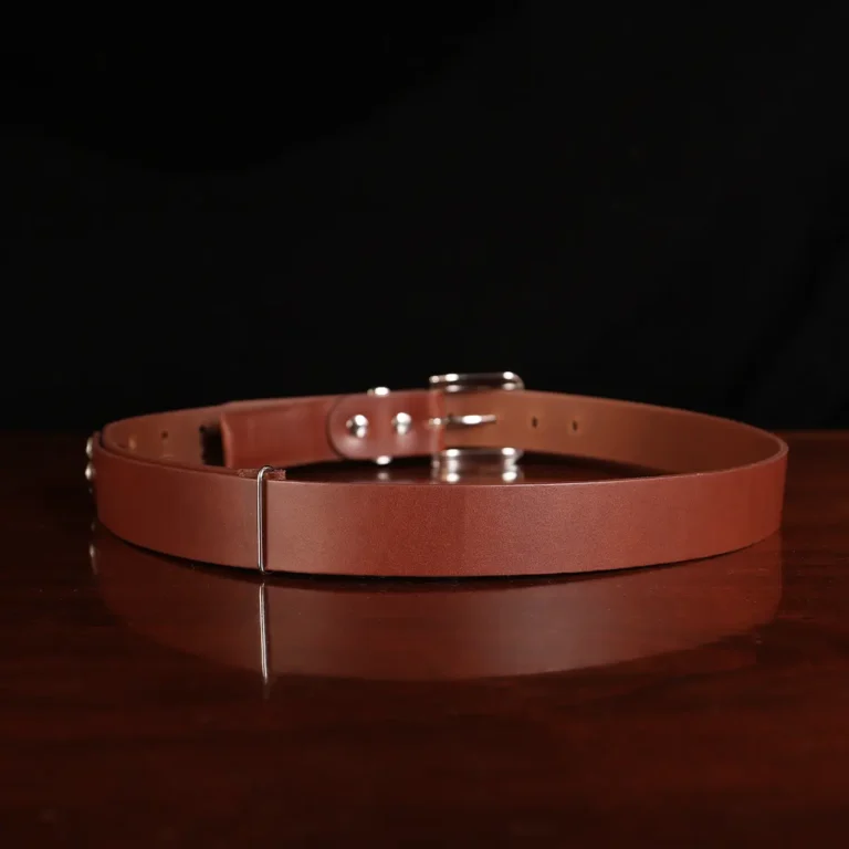 No. 4 Belt in Vintage Brown with a secret money sleeve - back view