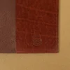 leather composition journal with rugged leather