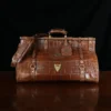 No. 3 Grip Travel Bag in Vintage American Alligator - Serial Number 013 - front view