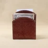 brown lizard front pocket wallet