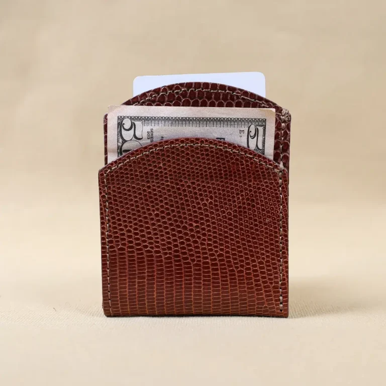 brown lizard front pocket wallet