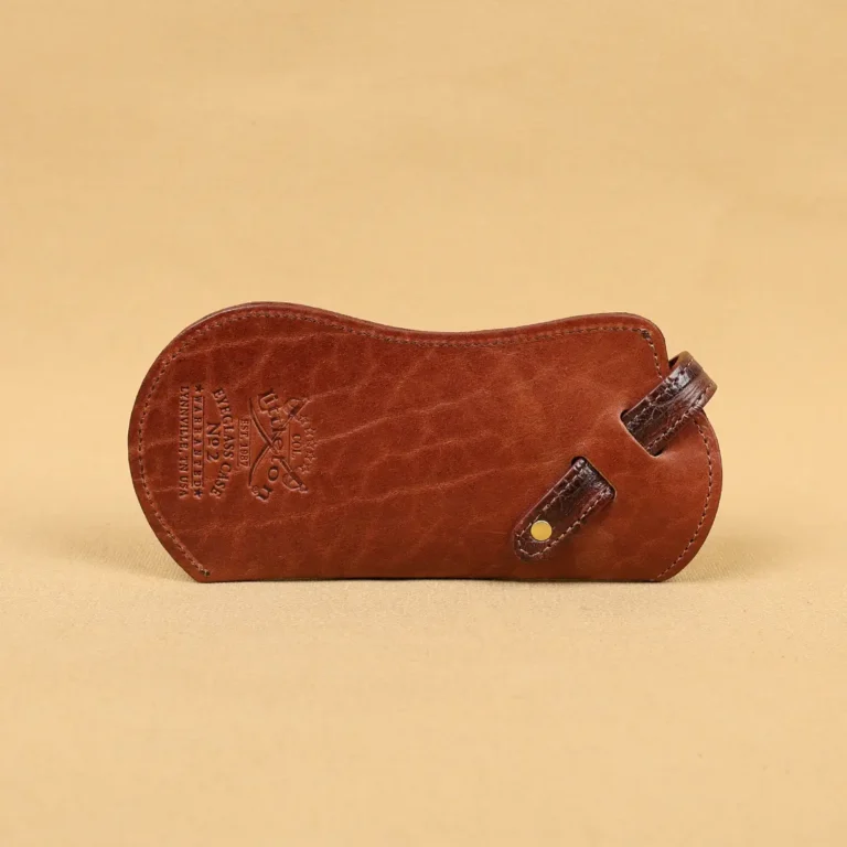 colonel's private stock leather eye glass case